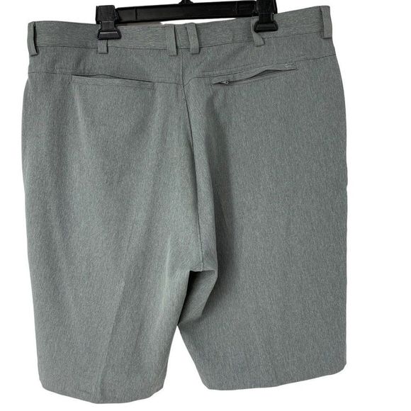 Mens Greg Norman Active Golf Shorts Size 40 Gray Polyester Burmuda 10"  5057 - Picture 6 of 8